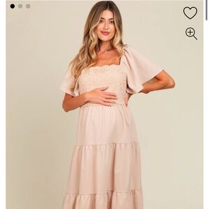 Pink blush Maternity dress